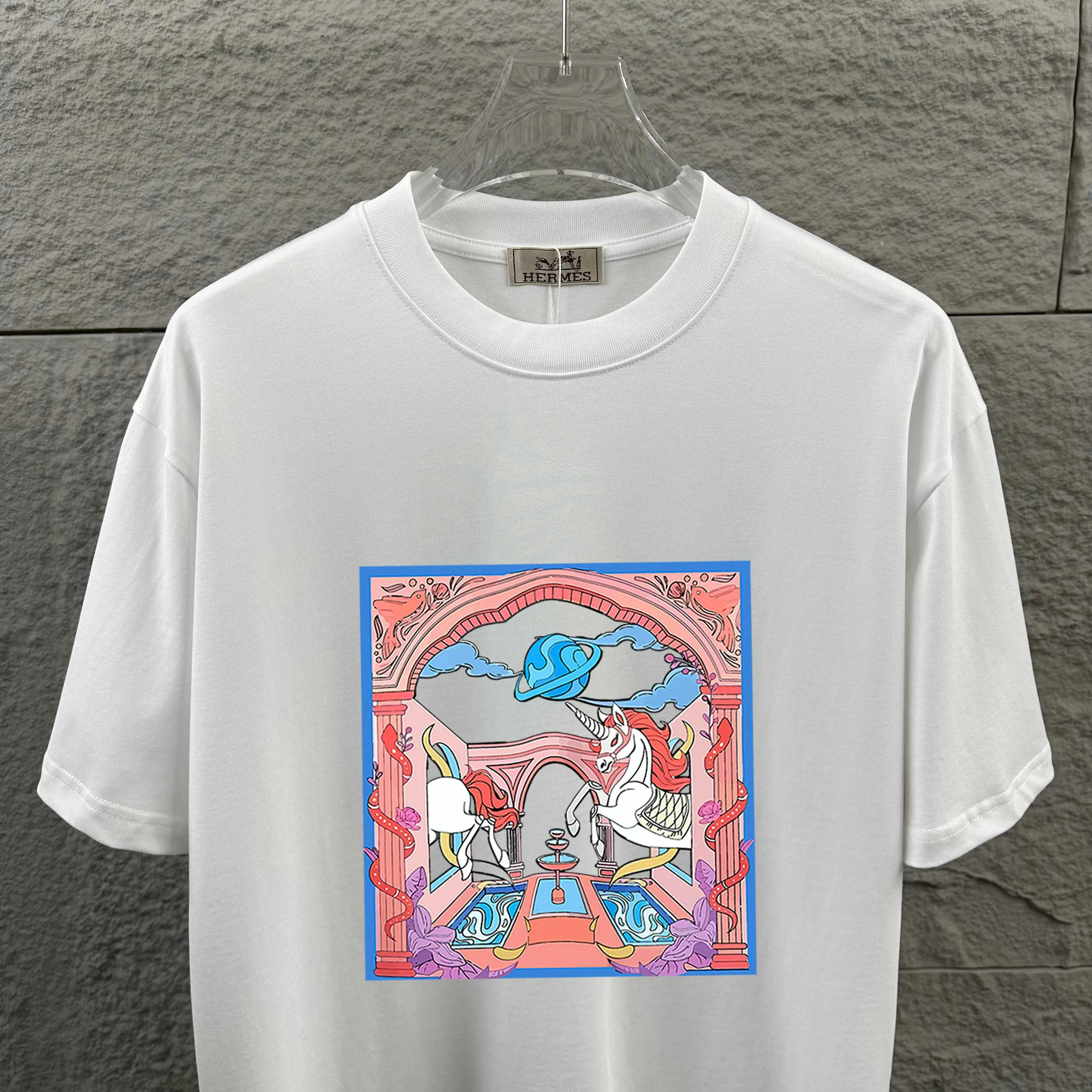 Herme* * 2026 New Arrival Classic Pink T Same Style ：Black White Red Size： S （90-130 ） M （120-150 ） L （140-165 ） XL （160-180 ） XXL （180-210 ）
